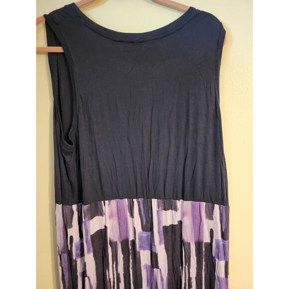 Purple and Black Lisa Rinna Dress  XLP - Picture 3 of 4